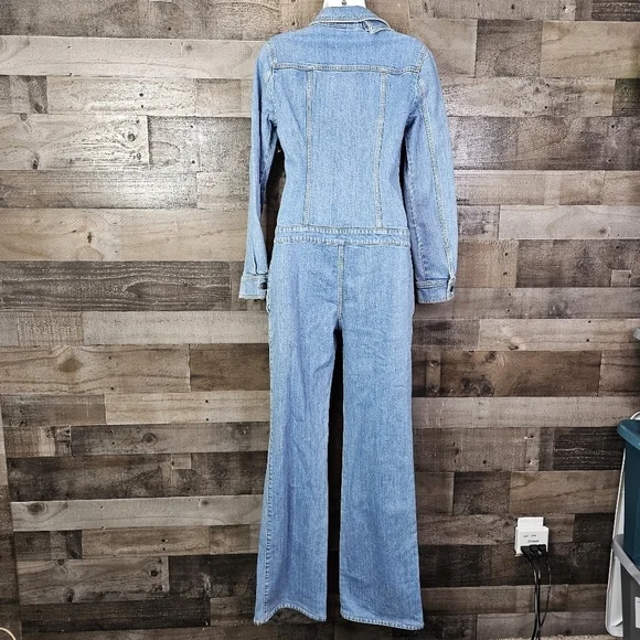 Host PICK ๐๐ STELLA MCCARTNEY Kathy faded denim jumpsuit | 40 - Picture 11 of 16